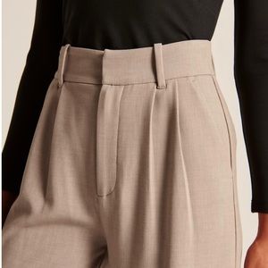 A&F Tailored Wide Leg Pants